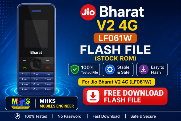 Jio Bharat V2 4G LF061W Flash File (Stock Rom)