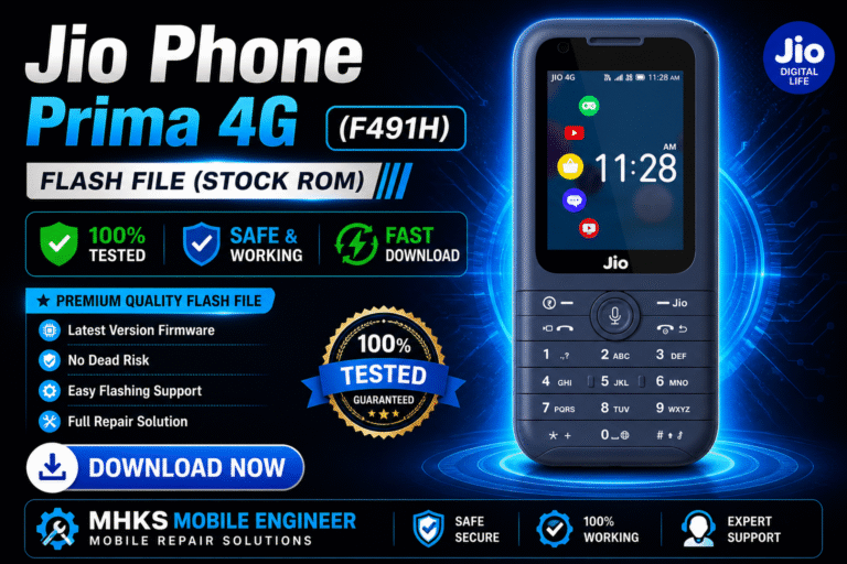 Jio Phone Prima 4G ( F491H ) Flash File (Stock Rom) 100% Tested