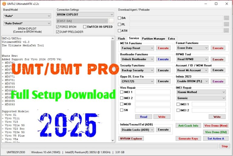 UMT (UMT Pro) Dongle Latest Setup (all module) Download 2025