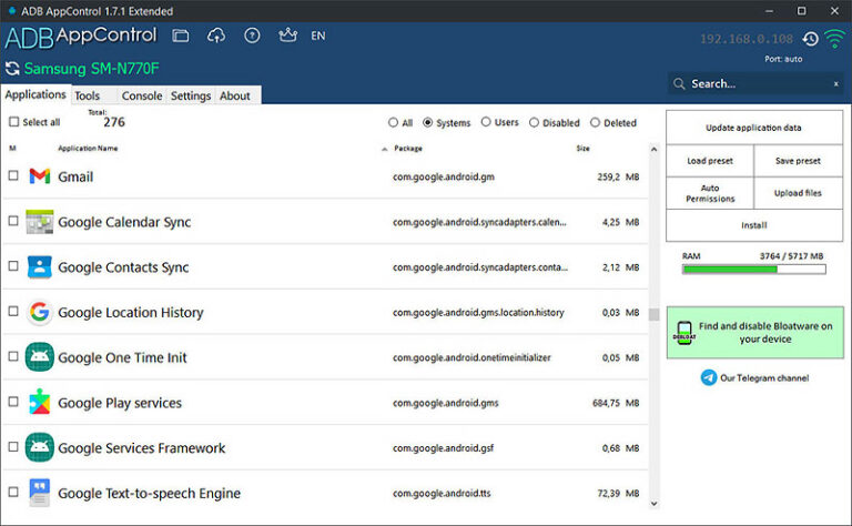 ADB App Control Tool Free download