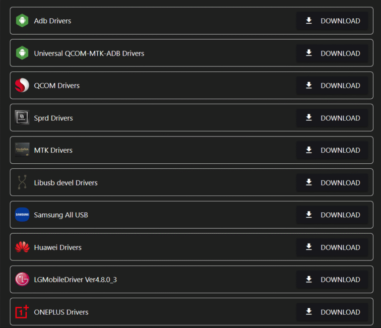All Mobile Phone Driver 2025 (MTK SPD Qualcomm Oppo Vivo Oneplus 2025