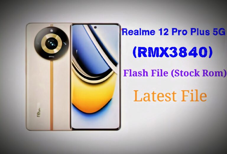 Realme 12 Pro Plus 5G RMX3840 FLASH FILE(Stock ROM) Tested