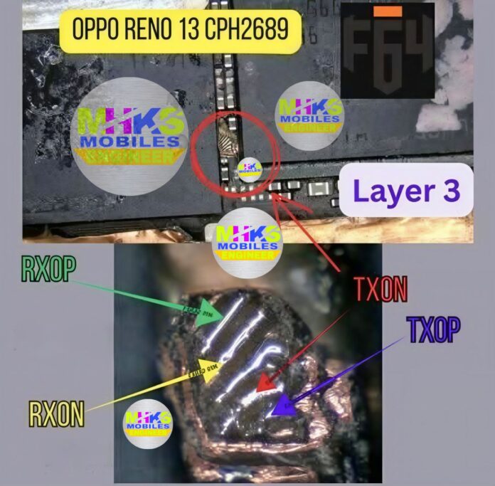 Oppo Reno 13 CPH2689 ISP Pinout