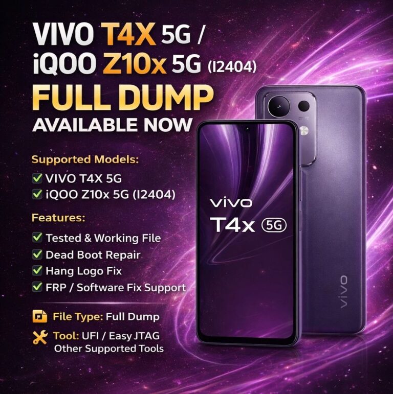 VIVO T4X 5G I2404 iQOO Z10x 5G FULL DUMP