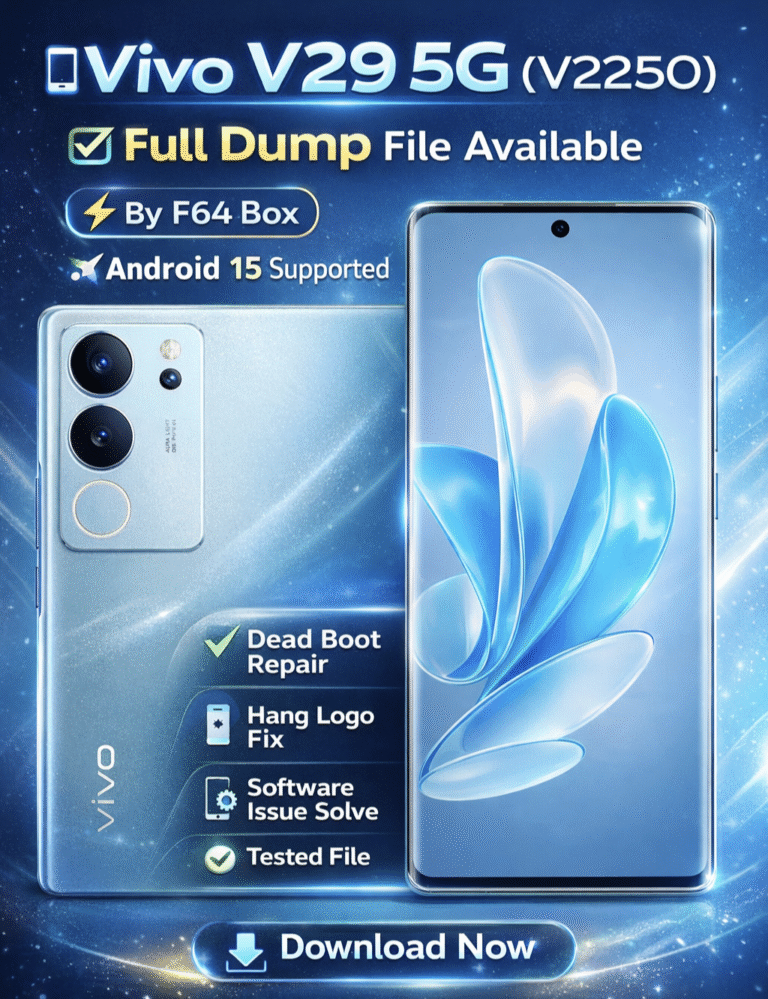 Vivo V29 5G V2250 Full Dump Read By F64 Box