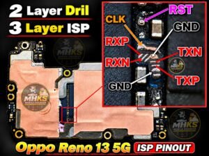 OPPO Reno 13 5G ISP PINOUT 🔥 100% Working | Tested By-MHKS Mobile Engineer