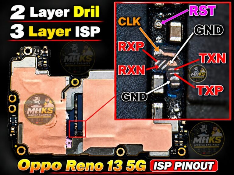 OPPO Reno 13 5G ISP PINOUT 🔥 100% Working | Tested By-MHKS Mobile Engineer