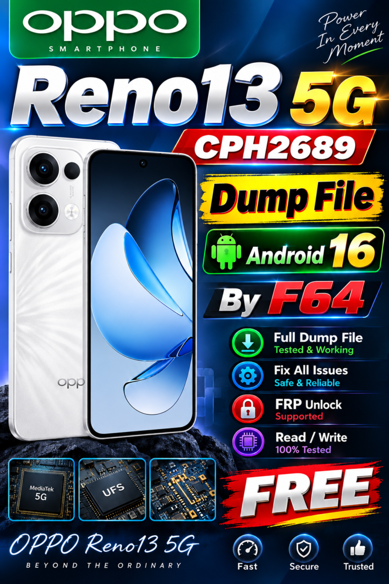 OPPO Reno13 5G CPH2689 Dump File Android 16 By F64 FREE