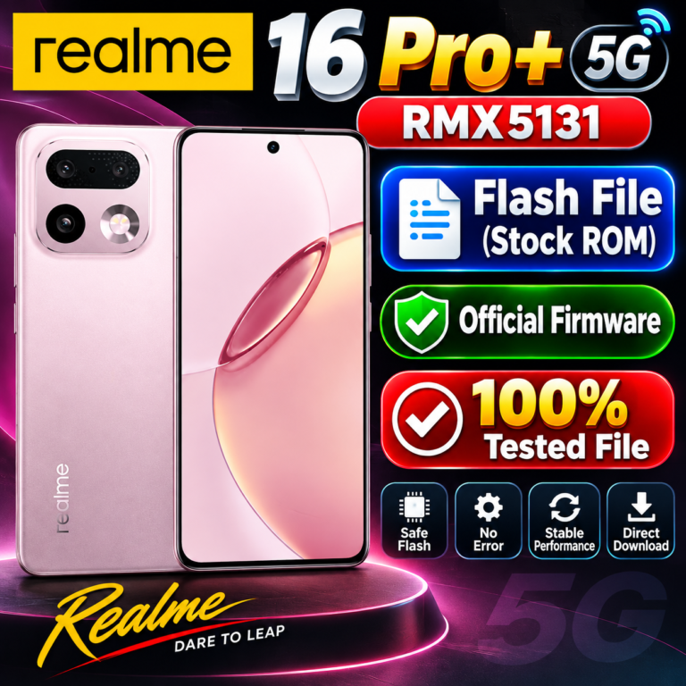 realme 16 Pro+ 5G RMX5131 Flash File (stok rom)