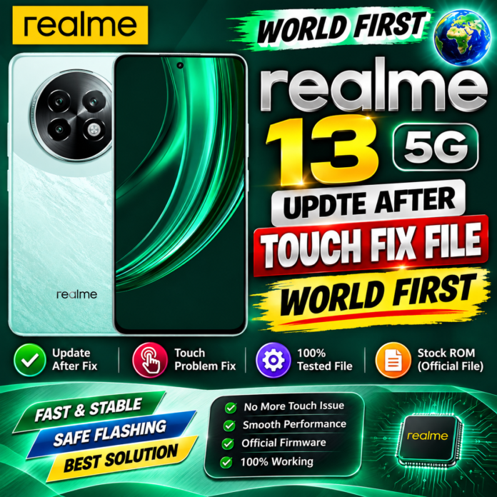 realme 13 5G UPDTE AFTER TOUCH FIX FILE WORLD FIRST